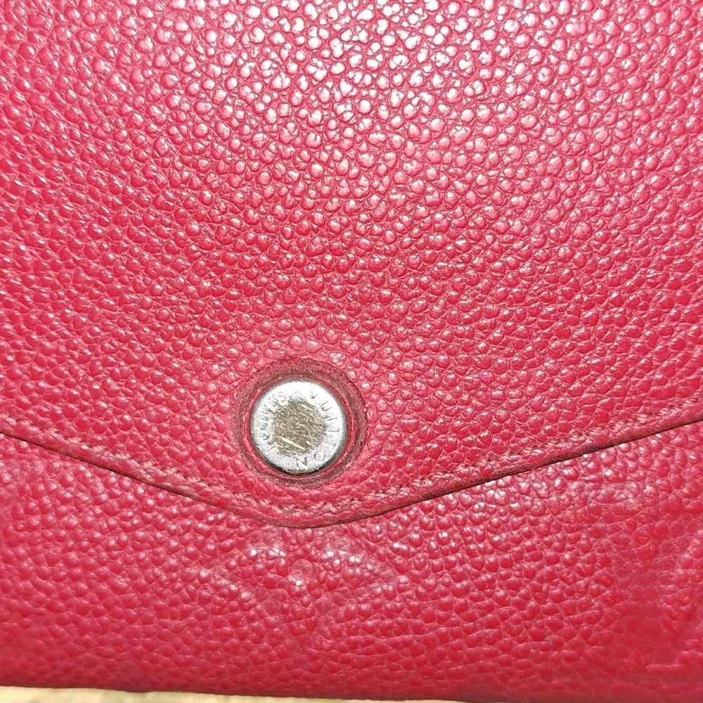 Louis Vuitton Empreinte Curieuse Red Wallet EUC
